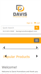 Mobile Screenshot of davispromotions.com